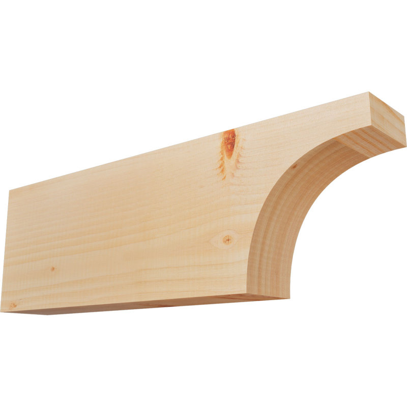 Queue de chevron lisse Huntington, Sapin de Douglas, H 8 po x l 3 1/2 po x L 24 po