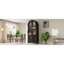Grand garde-manger arqué avec tablettes réglables, tiroir dissimulé et porte vitrée pour un rangement élégant-806491637