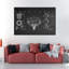 Basketball Patents, reproduction sur toile-619166225