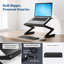 Support pour ordinateur portable WorkEZ Executive Cooling avec double ventilateur et concentrateur USB à 3 ports-22946468
