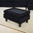 Modular Sectional Sofa, Corduroy U-Shape Sectional Couch With 2 Movable Ottoman For Living Room-46291189