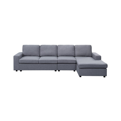 Canapé modulaire à méridienne rembourré