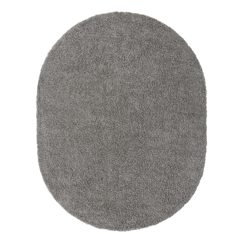 Santosha Shag Rug, Oval 7'10" x 10', Sapphire Blue