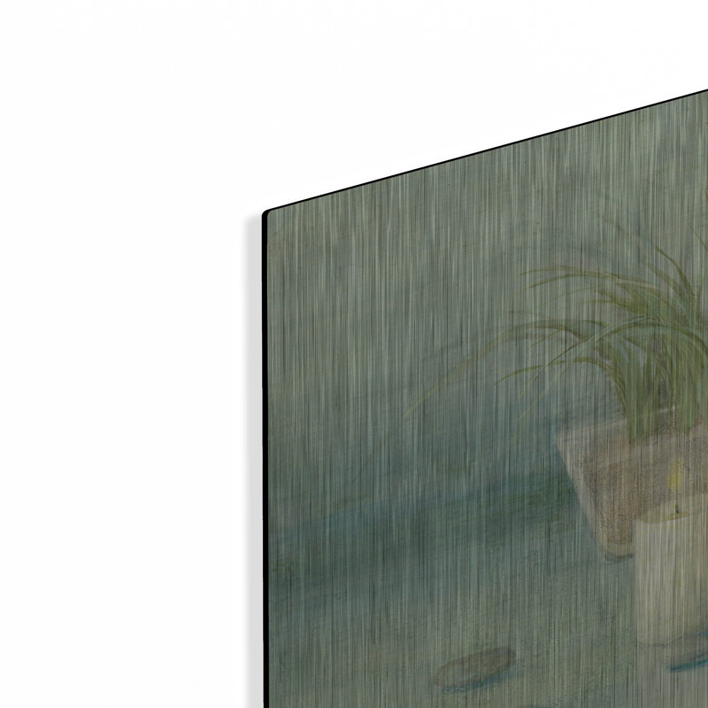 «Tranquil Spa 1» par Danhui Nai, art mural en métal, 36 po x 12 po, H 12 po x l 36 po