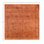 Tapis rose unique en laine 6 pi 2 po x 6 pi 3 po Huckstep