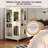 4-tier Rotating All-steel Bookshelf With 360° Wheels – Large, Sturdy, And Spacious Yellow Book Rack, Easy To Assemble"