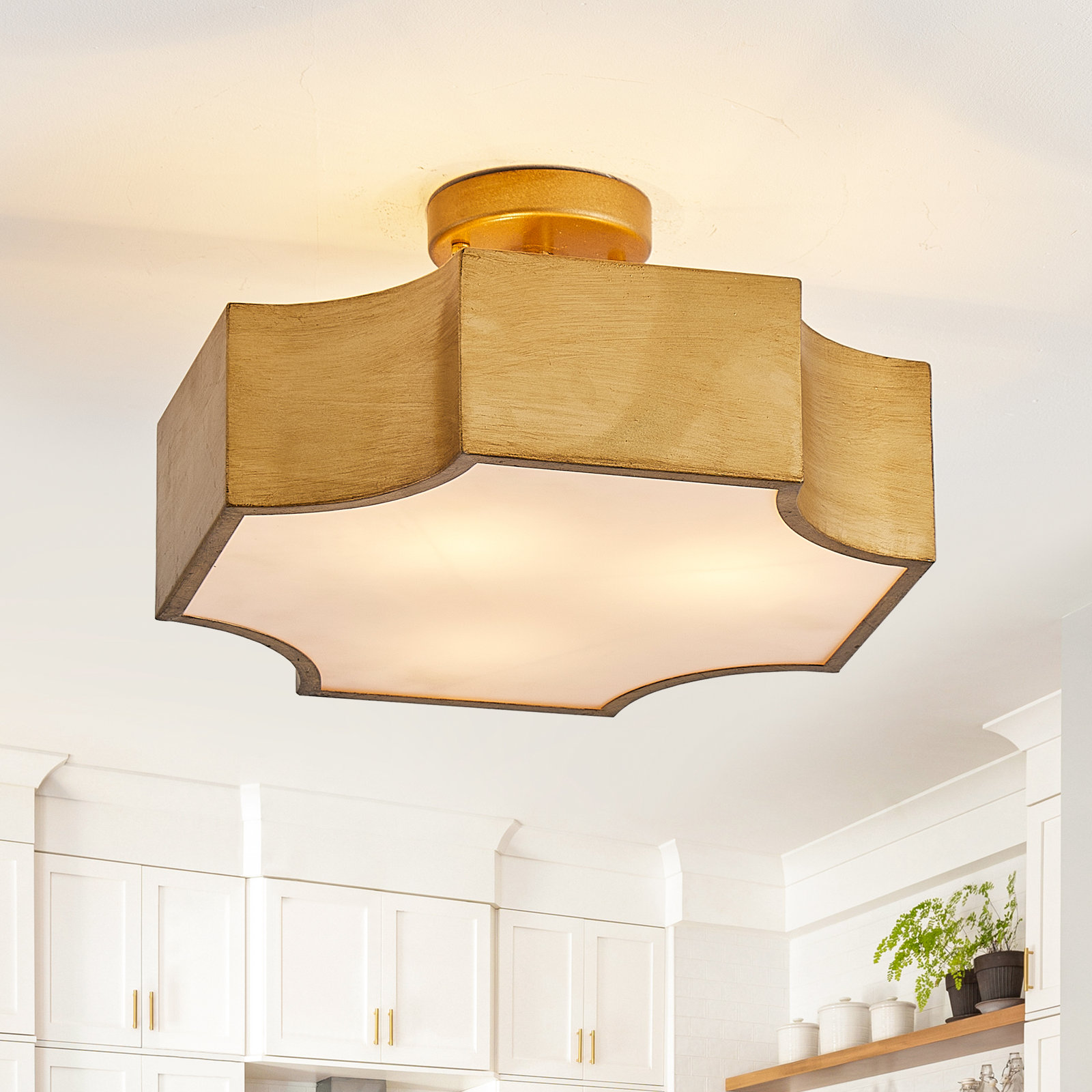 Brondby 3 Light Semi Flush Mount
