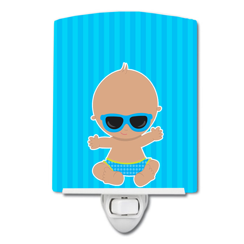 Beach Baby Sunglasses Ceramic Night Light