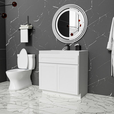 36 " Single Bathroom Vanity Base