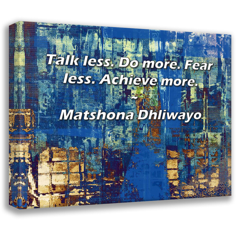 Toile tendue Astoria Grand Gallery par Jack Ma: «Oubliez vos concurrents, concentrez-vous, H 17 po x l 24 po