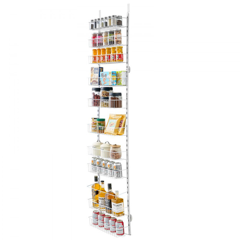 Rangement suspendu à 10 niveaux au-dessus de la porte