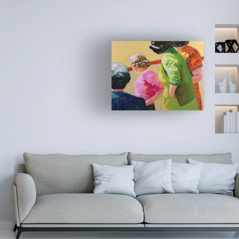 Art sur toile, «BBQ Bebe Keith Well Now, Whos That», H 18 po x l 24 po