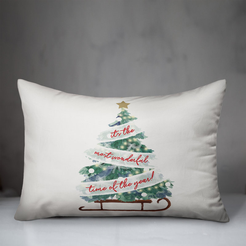 Most Wonderful Tree Throw Pillow