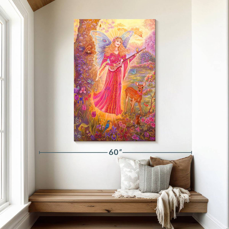Kelan Spring Song, 48" H x 32" W