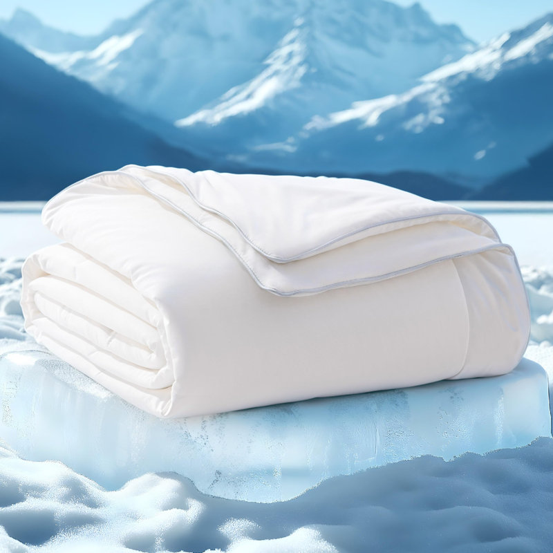 Bedsure Cooling Blankets for Hot Sleepers - Summer Blanket, White, Throw
