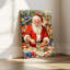 Père Noël atelier, art mural sur toile-263882651