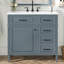 Meuble-lavabo 36 po avec comptoir en céramique