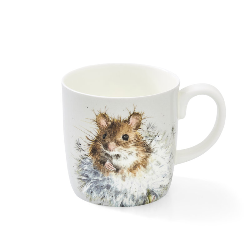 Wrendale Designs, Coloured - Mouse & Dandelion Large Mug