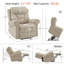 Gordian Lift Assist Recliner with Massager-68833449