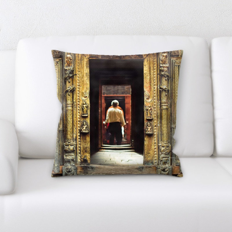 Coussin statue