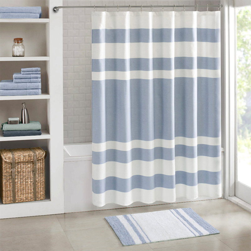 Reversible Bath Rug, Blue, 30" L x 20" W