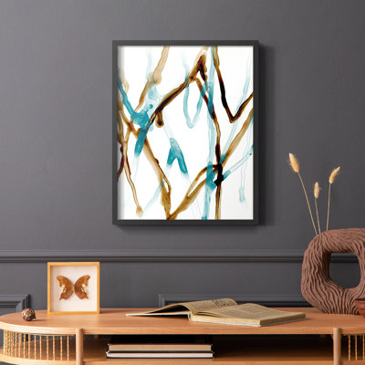 Runnel XVIII Framed Print - Solid Wood