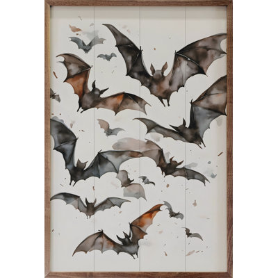 " Flying Bats White "