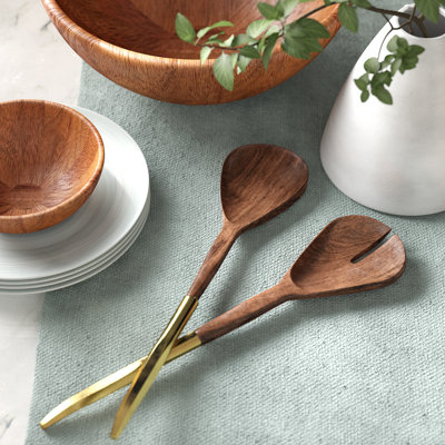 Fremantle Stainless Steel Salad Servers