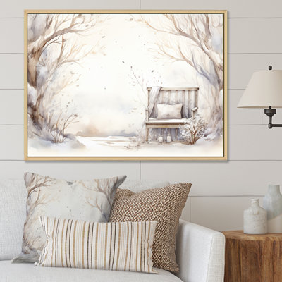 Cozy Winter Cottage Retreat IV - Farm Wall Art