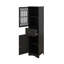 Grande armoire à linge haute avec tablette, tiroir et porte réglables Storgae-788634596