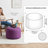 Soleil Outdoor Ottoman Pouf-1332496922