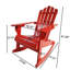 Chaise Adirondack inclinable en bois