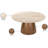 Liona Danise Marble And Wood Coffee Table-126033118