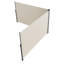 Auvent latéral rétractable manuel l 236,25 po x P 3,5 po beige-118914415-118914417