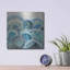 Brayden Studio® «Variation Blue Grey III» par Silvia Vassileva, art mural en métal, MTL-1375-395333