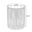 Méridienne: méridienne avec corde grise, table d'appoint tissée réglable et compacte, corde extérieure confortable pour plus de confort