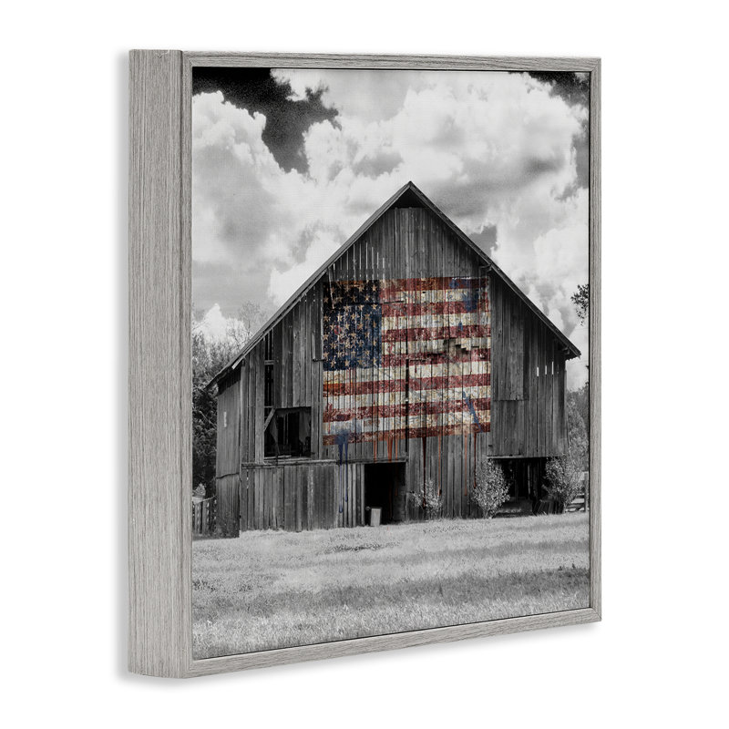 Estampe numérique patriotique rustique, design par Sophie 6, Estampe numérique Farmhouse, H 12 po x l 12 po