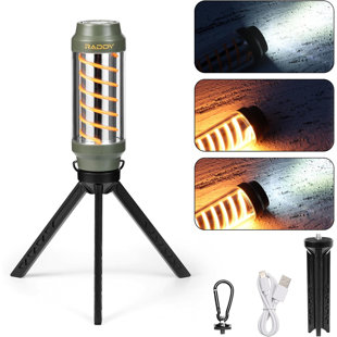 Lanterne de camping rechargeable Raddy CL-1, 7 modes d'éclairage, étanche, avec mousqueton et support