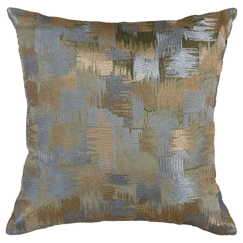 Down Filled Glam Accent Throw Pillow