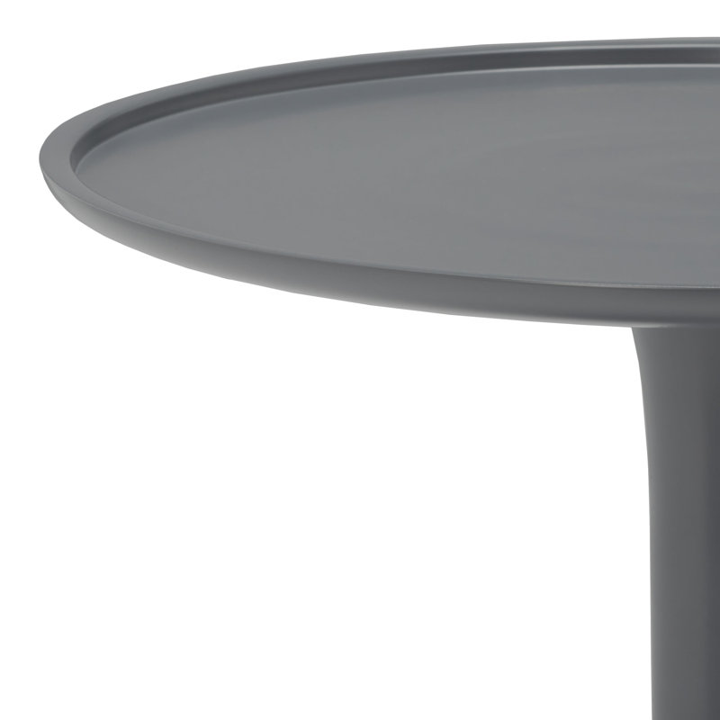 Haltwhistle Tray Top End Table, Dark Gray