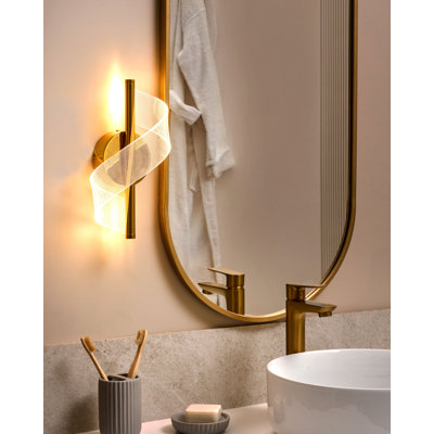 Iron LED Armed Sconce