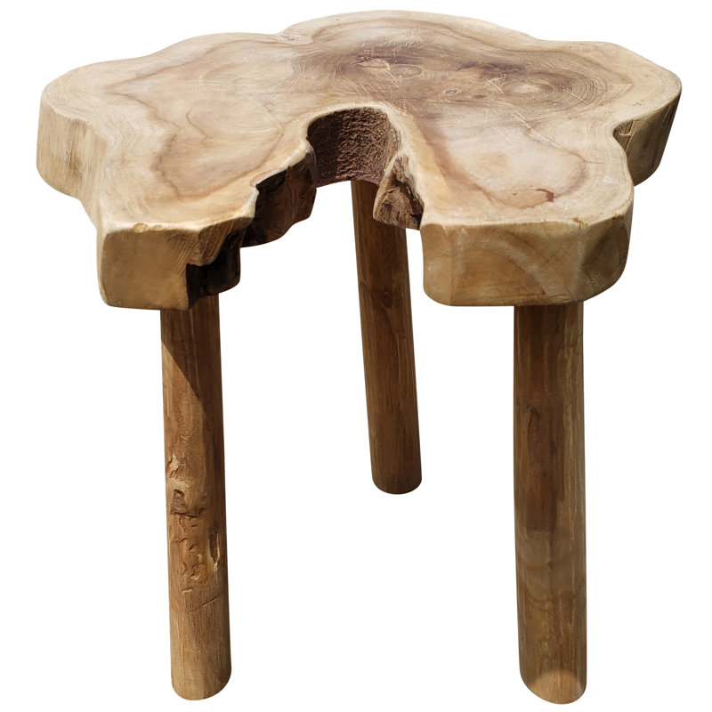 Ampyang Recycled Teak Wood End Table