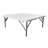 Techni Home 34in Square Folding Table, Height Adjustable Foldable Table with Easy-Carry Handle