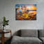 Joyeux campeurs, art mural entièrement éclairé à DEL 18 x 24