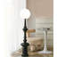 Luminaire sphérique colonne Mid-Century