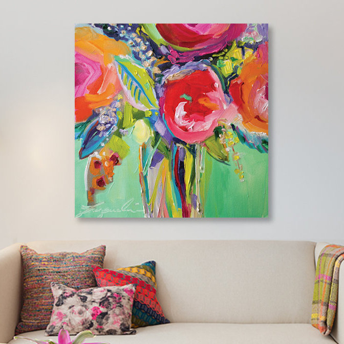 «Ode to Summer I», reproduction sur toile, H 48 po x l 48 po x P 1,5 po, Toile tendue