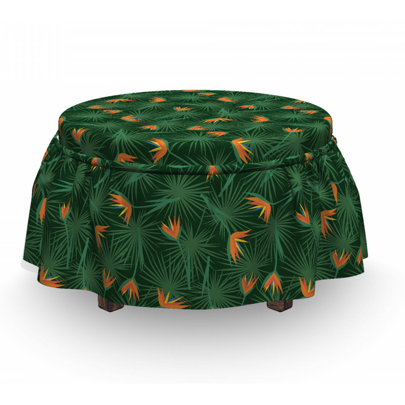 Housse pour repose-pieds tropical rainforest