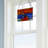 14"L Sailboat Stained Glass Window Panel