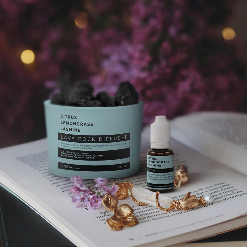 Huile diffusante, Agrumes / citronnelle / jasmin