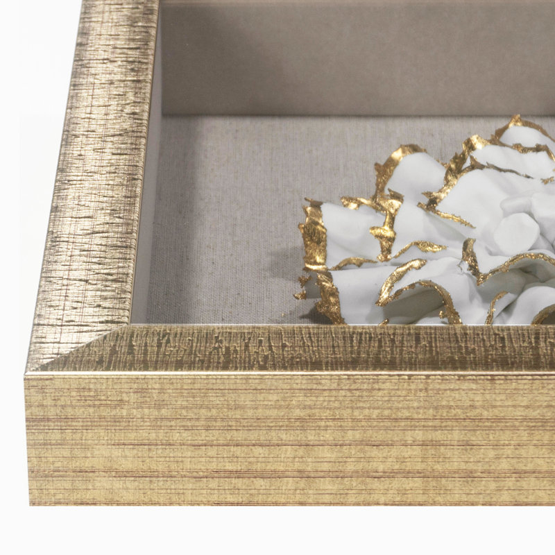 Handmade Glam Plants & Flowers Wall Decor on Ceramic